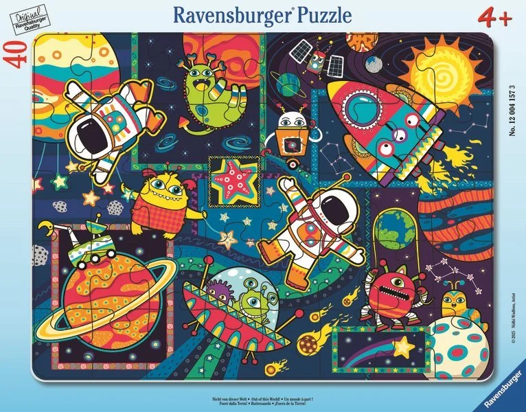 Deskové puzzle Ravensburger 40 dílků Nevyzpytatelný vesmír