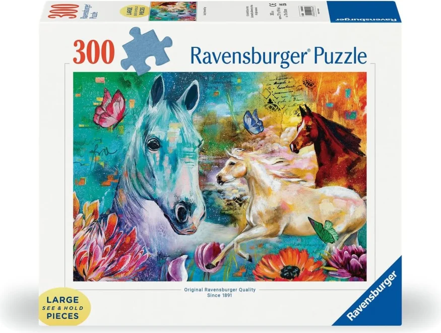 Puzzle Ravensburger 300 větších dílků Lady, Fate a Fury