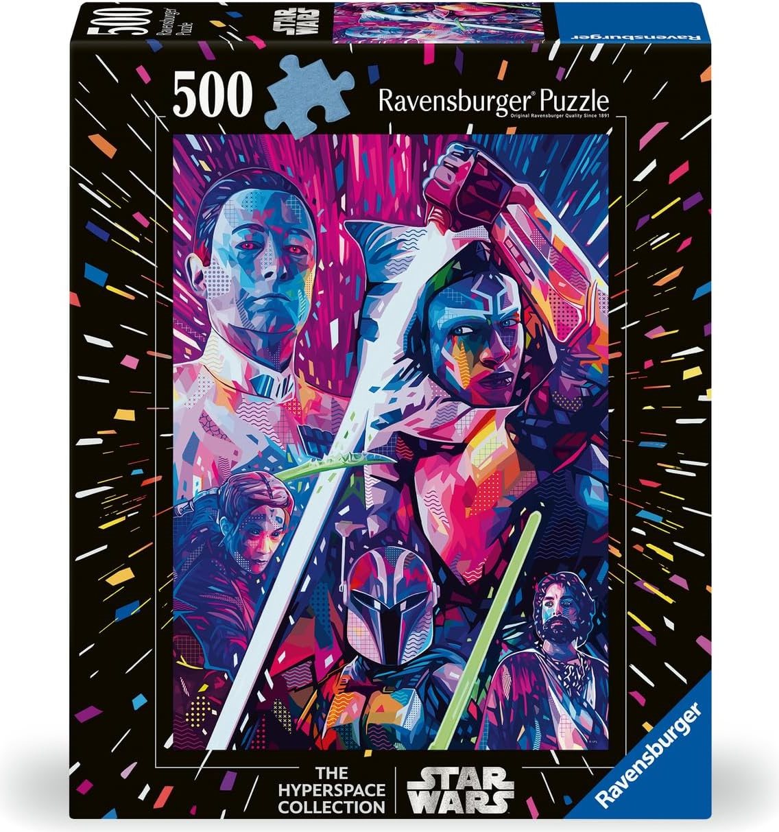 Puzzle Ravensburger 500 větších dílků Star Wars - Ahsoka