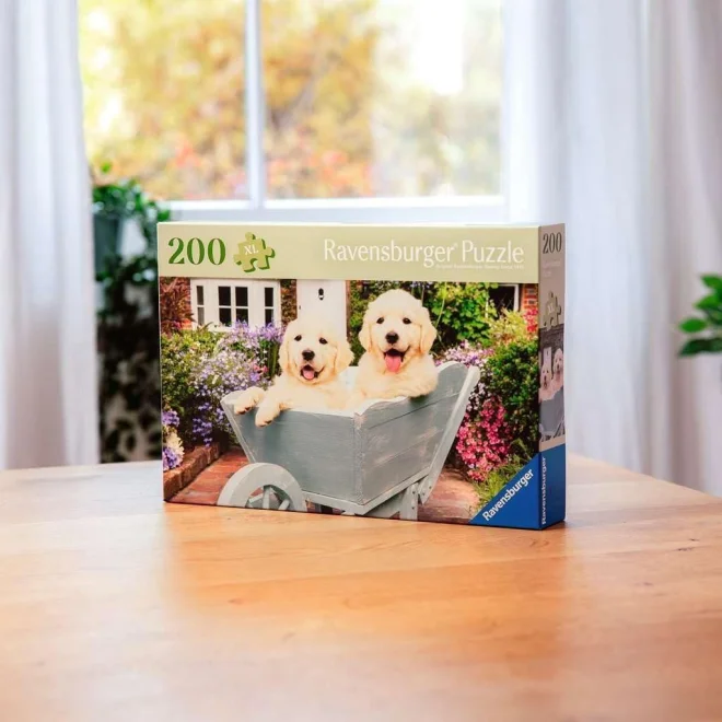 Puzzle Ravensburger 200 dílků XL Zlatí retrívři