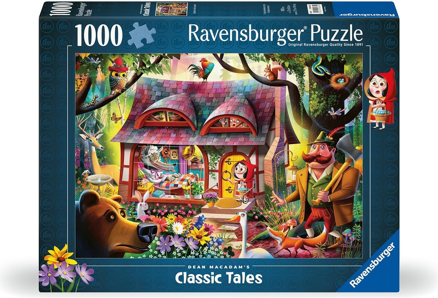 Puzzle O červené karkulce 1000 dílků RAVENSBURGER