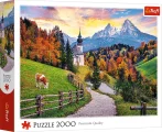 Puzzle Trefl 2000 dílků Bavorské Alpy na podzim