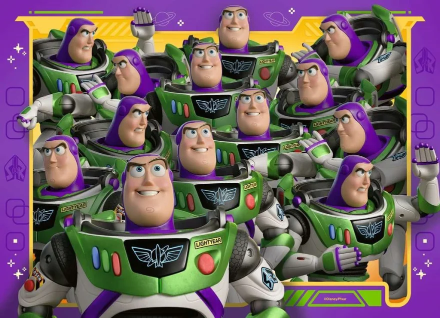 Puzzle sada Ravensburger 4x100 dílků Toy Story 5: Příběh hraček 4v1