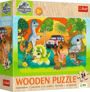 Puzzle Trefl 24 dílků Jurský svět