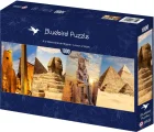 Panoramatické puzzle BLUEBIRD 1000 dílků Poznejte Egypt – Luxor a Gíza