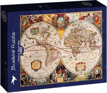 Puzzle BLUEBIRD 1000 dílků Antická mapa světa