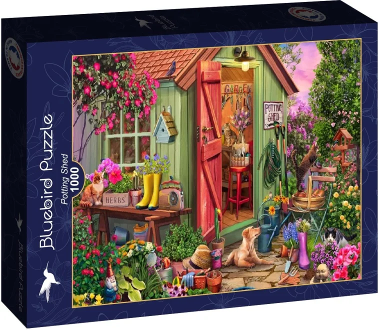 Puzzle BLUEBIRD 1000 dílků Zahradní kůlna
