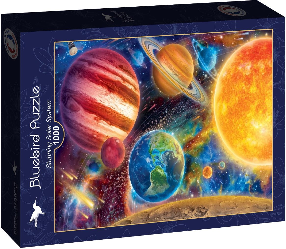 Puzzle Úchvatná sluneční soustava 1000 dílků BLUEBIRD
