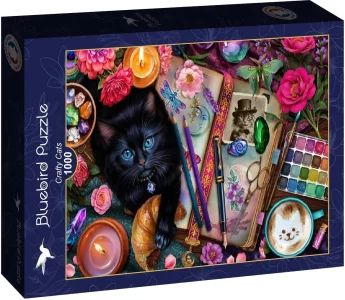 Puzzle BLUEBIRD 1000 dílků Mazané kočky