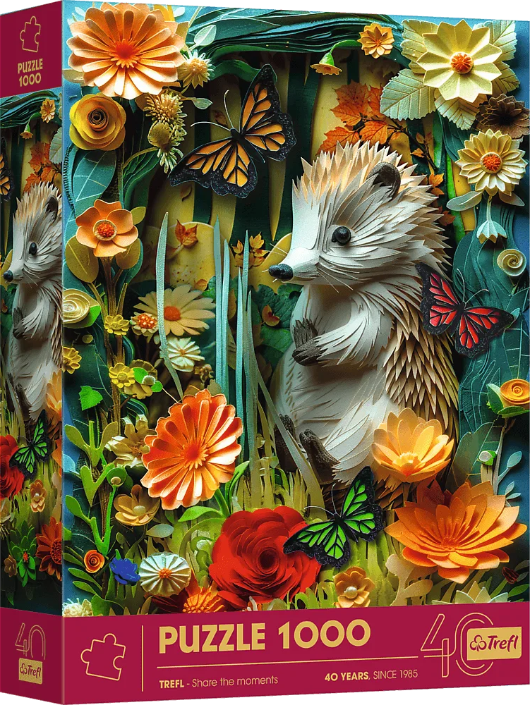 Trefl puzzle Paper Art ježek 1000 dílků