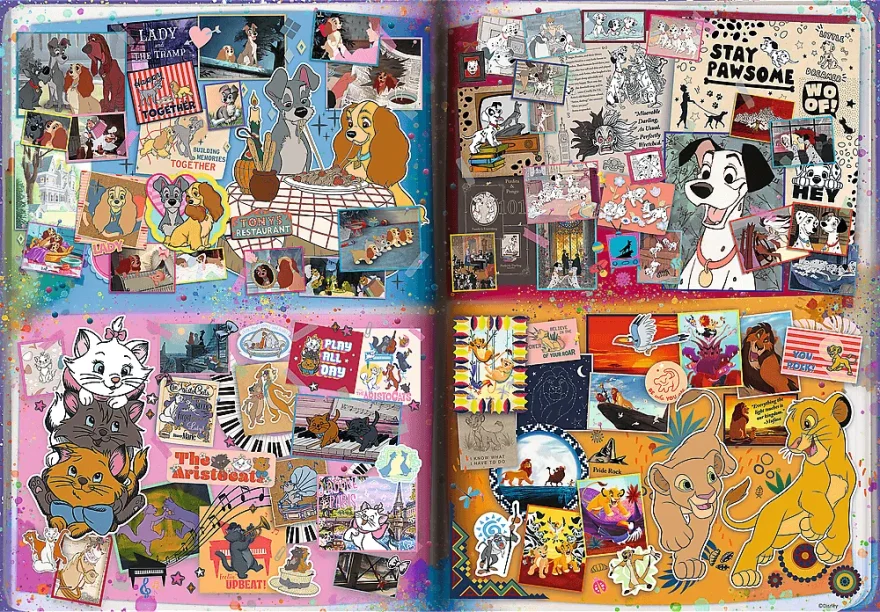 Puzzle Trefl 6000 dílků Velká kniha Disney