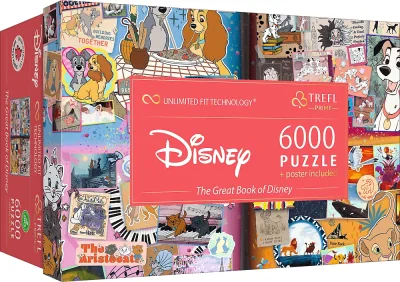 Puzzle Trefl 6000 dílků Velká kniha Disney