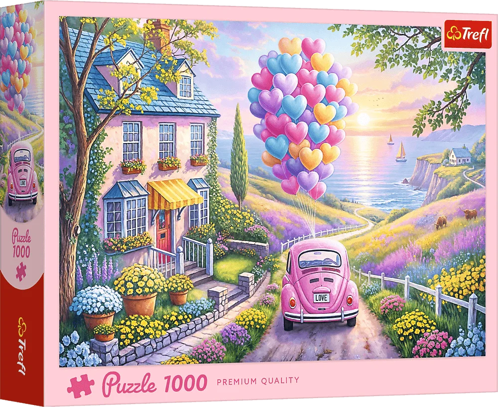 Puzzle 1000 dílků – Romantická projížďka – Trefl
