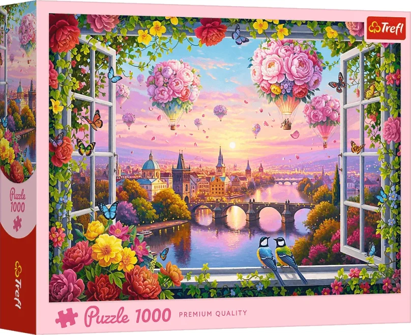 Puzzle Trefl 1000 dílků Láska je ve vzduchu