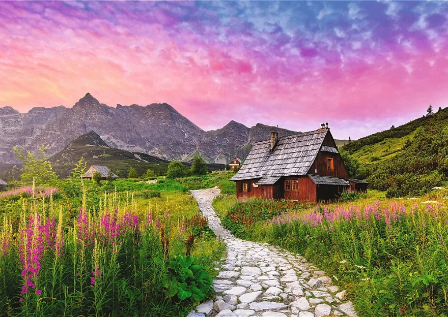 Puzzle Trefl 500 dílků Hala Gąsienicowa, Tatry