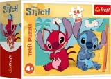 Mini puzzle Trefl 54 dílků Stitchova dobrodružství: Stitch a Leroy