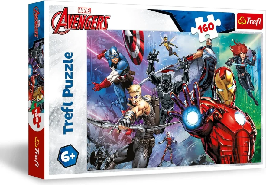 Puzzle pro děti Trefl 160 dílků Avengers: Vždy připraveni
