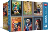 Puzzle Trefl 6000 dílků Premium Plus Quality: Vtipná umělecká sbírka