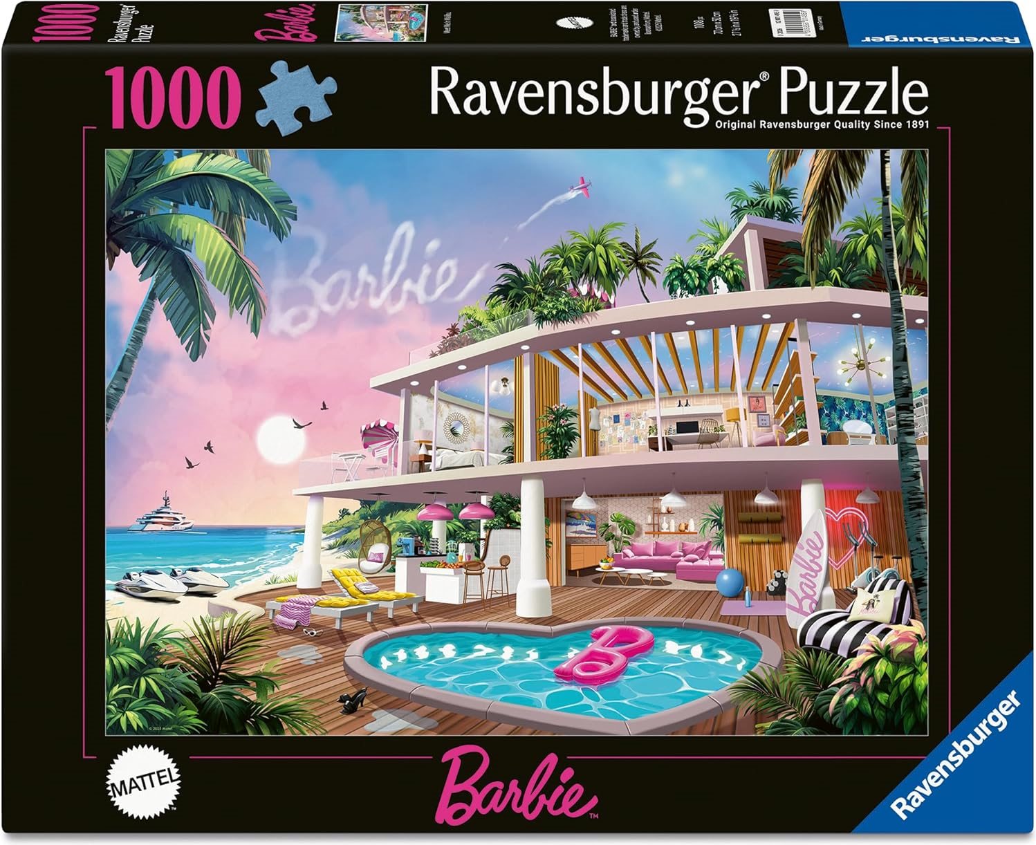 Puzzle RAVENSBURGER Barbie 1000 dílků