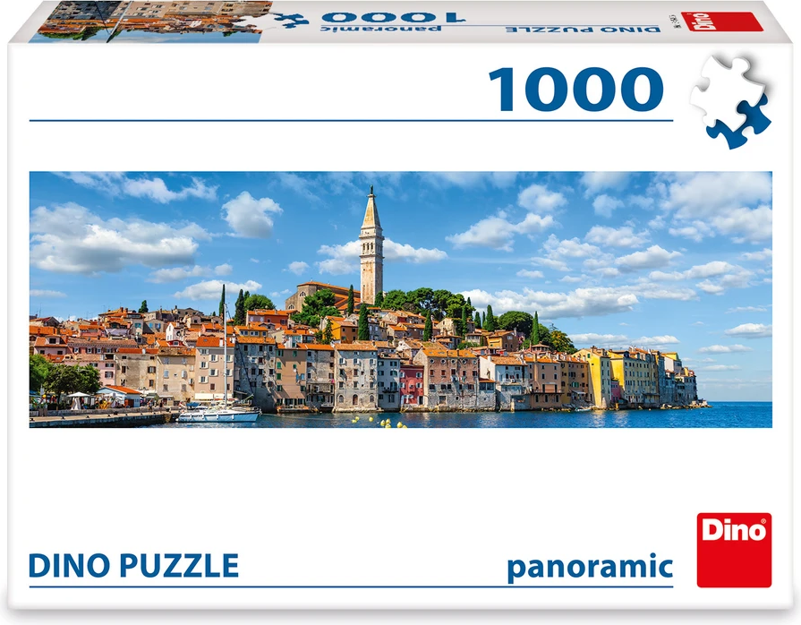 Panoramatické puzzle Dino 1000 dílků Přístav Rovinj