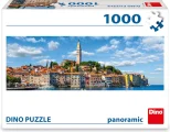 Panoramatické puzzle Dino 1000 dílků Přístav Rovinj