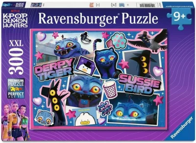 Puzzle pro děti Ravensburger 300 dílků XXL K-pop: Lovkyně démonů - Derpy a Sussie