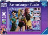 Puzzle Ravensburger 100 dílků XXL K-pop: Lovkyně démonů - Spokojení fanoušci, spokojený Honmoon!