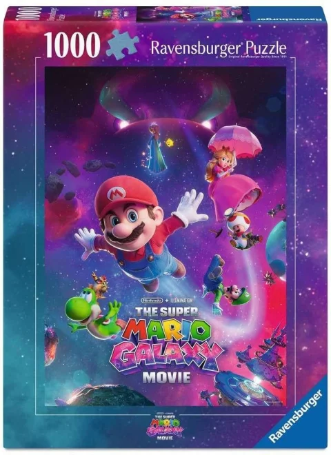 Puzzle Ravensburger 1000 dílků Super Mario galaktický film