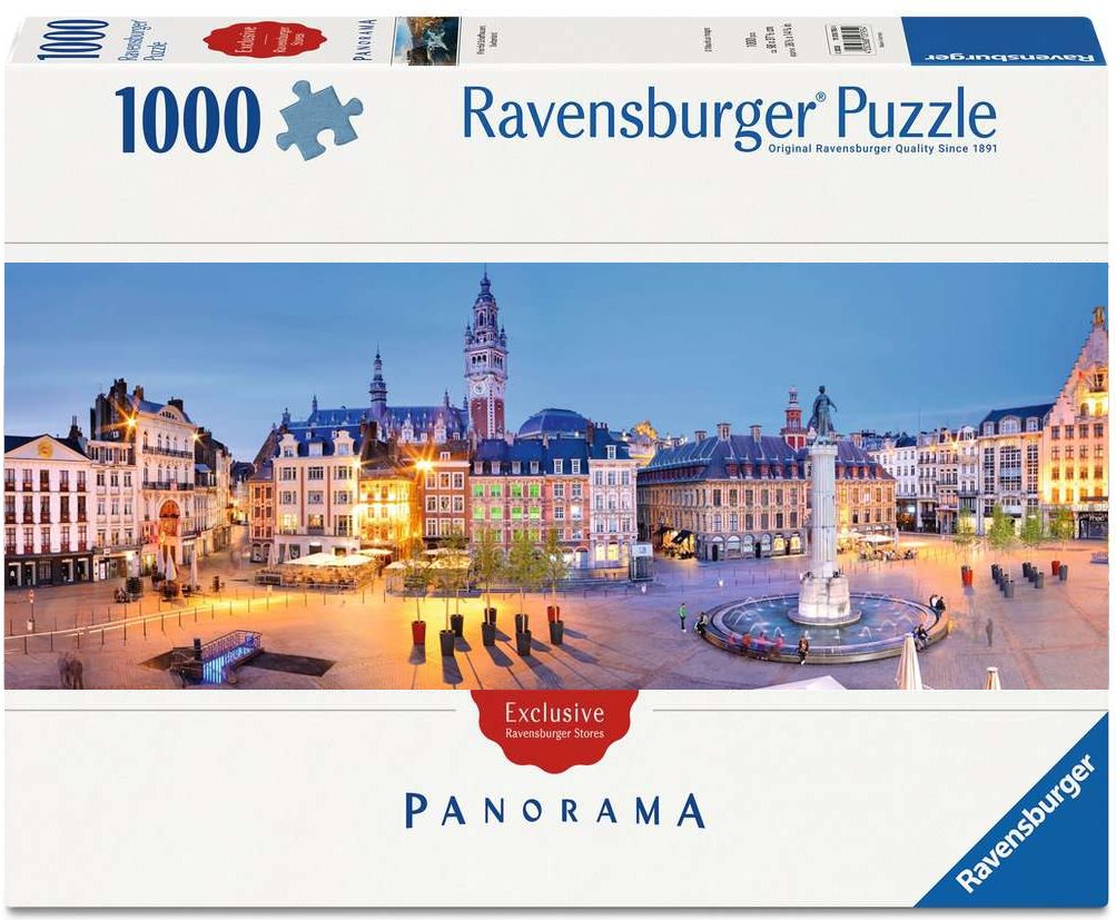 Panoramatické puzzle Ravensburger 1000 dílků Lille, Francie