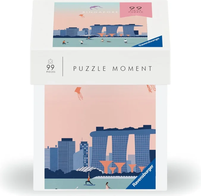 Puzzle Moment Ravensburger 99 dílků Města: Singapur