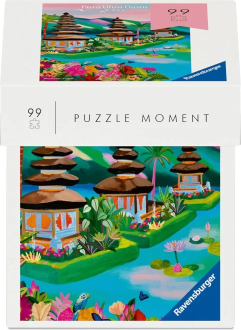 Puzzle Moment Ravensburger 99 dílků Cestování: Bali - Pura Ulun Danu