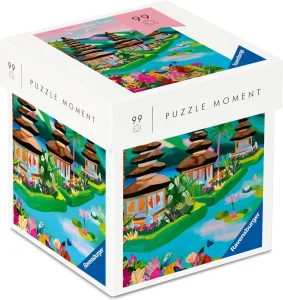 Puzzle Moment Ravensburger 99 dílků Cestování: Bali - Pura Ulun Danu