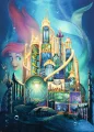 Puzzle Ravensburger 1000 dílků Disney Castle: Ariel (Malá mořská víla)