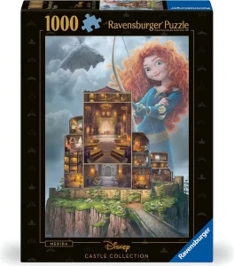 Puzzle Ravensburger 1000 dílků Disney Castle: Merida (Rebelka)