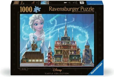 Puzzle Ravensburger 1000 dílků Disney Castle: Elsa (Ledové království)