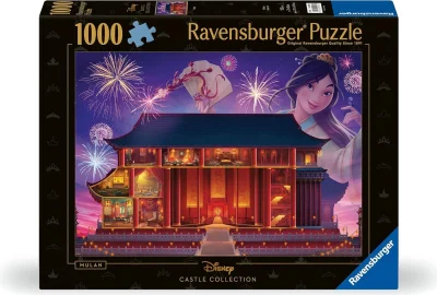 Puzzle Ravensburger 1000 dílků Disney Castle: Mulan (Legenda o Mulan)