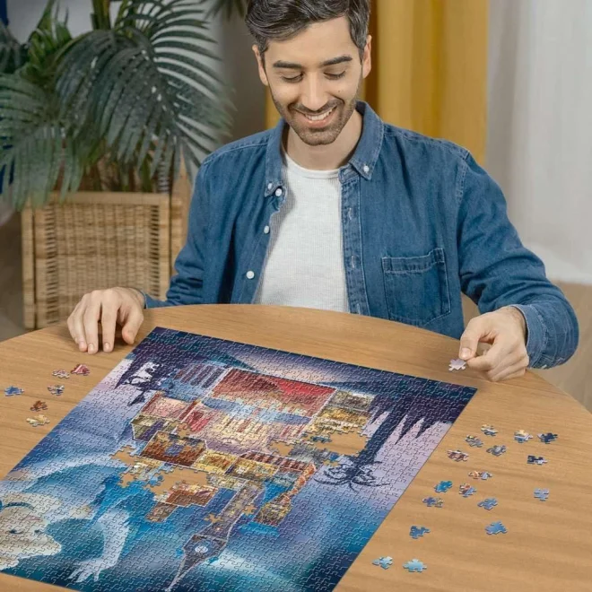 Puzzle Ravensburger 1000 dílků Disney Castle: Popelka