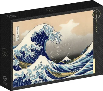 Puzzle Grafika 500 dílků Hokusai - Velká vlna u pobřeží Kanagawy