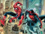 Puzzle s 3D efektem Prime 3D 300 dílků Spider-Man a Spider-Man 2099
