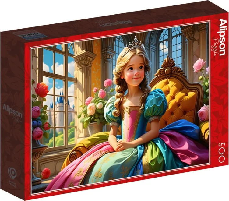 Puzzle Alipson 500 dílků Princezna na trůnu