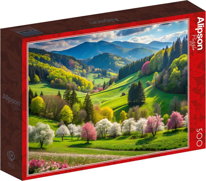 Puzzle Jarní procházka 500 dílků