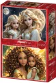Puzzle Alipson 2x500 dílků Matka a dcera: Měsíc a Slunce