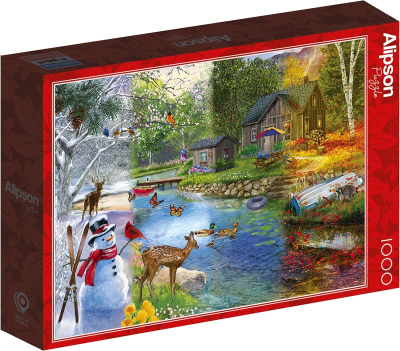 Puzzle sezónní přechody 1000 dílků