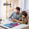 Puzzle s 3D efektem Prime 3D 200 dílků Stitch: Vesmírný surfař