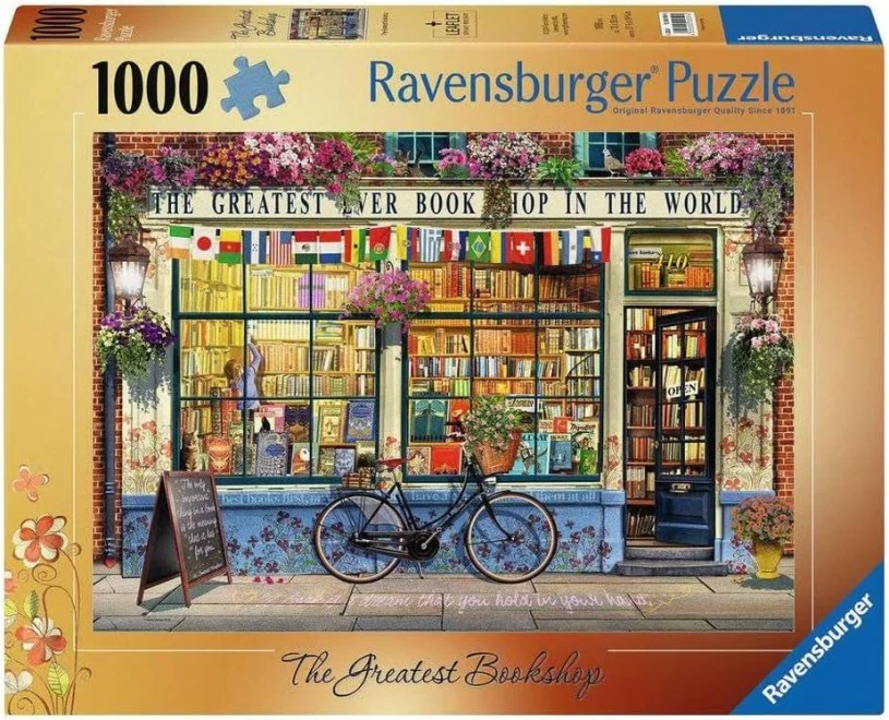 Puzzle Ravensburger 1000 dílků Nejlepší knihkupectví