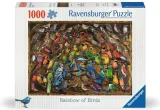 Puzzle Ravensburger 1000 dílků Duha z ptáků
