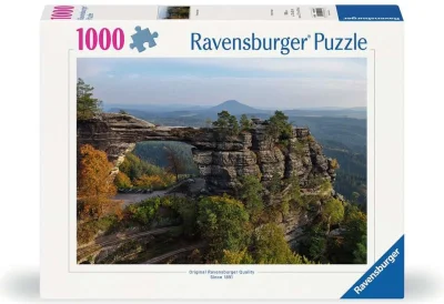 Puzzle Ravensburger 1000 dílků Pravčická brána, Česká republika