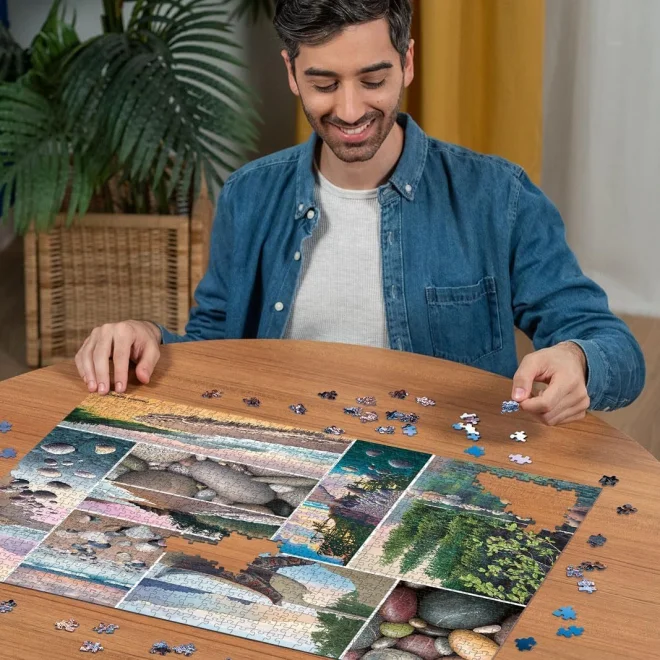 Puzzle Ravensburger 1000 dílků Kanada: Klid západního pobřeží