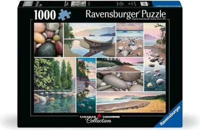 Puzzle Ravensburger 1000 dílků Kanada: Klid západního pobřeží