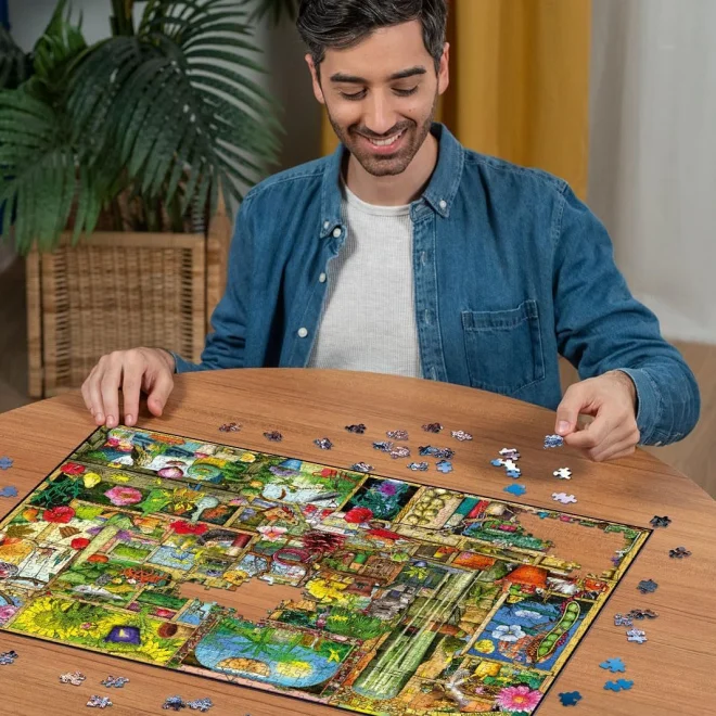 Puzzle Ravensburger 1000 dílků Curious Cupboards č. 3 - Zahradníkova skříň